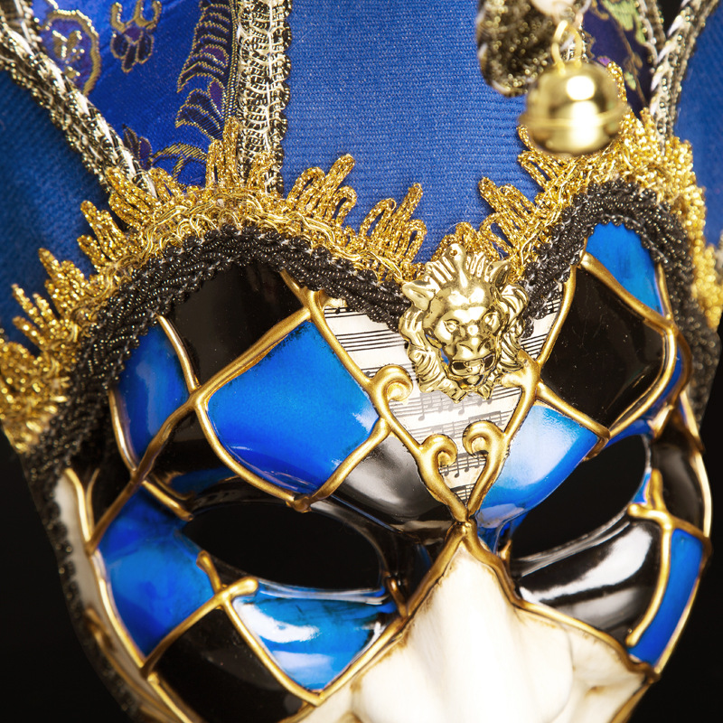 Italy Venice Style Mask 44 17cm Christmas masquerade Full Face Antique mask 3 colors For Cosplay Night Club239J1206805