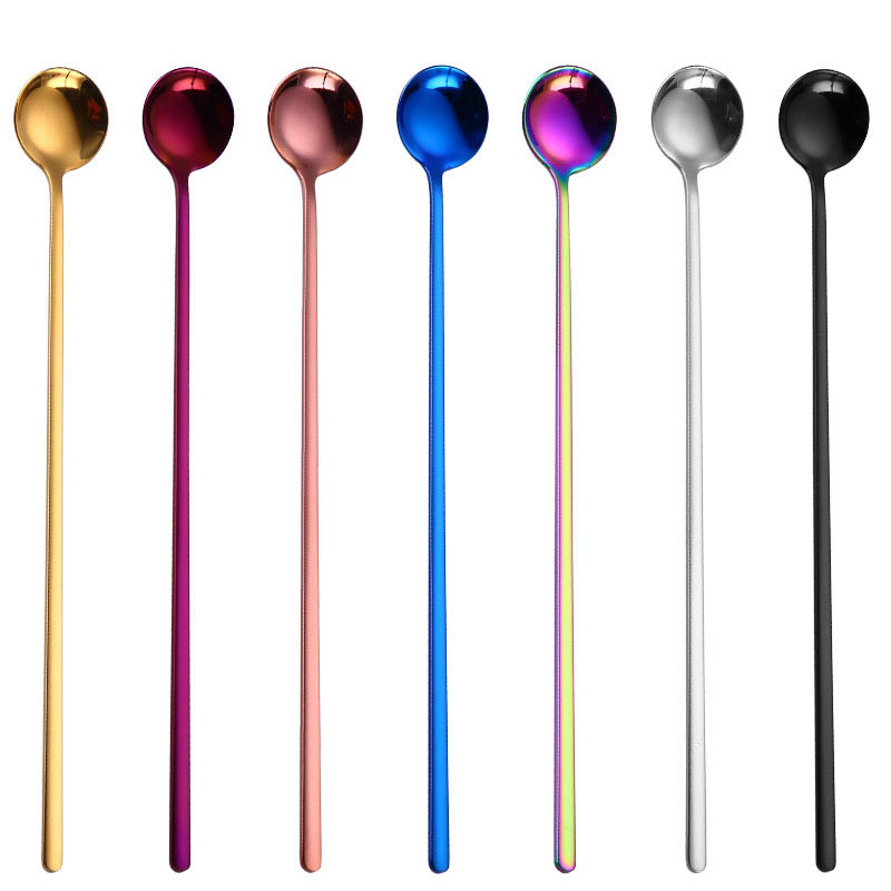 Stainless Steel Coffee Scoops With Long Handle Colorful Kitchen Coffee Stirring Spoon Ice Cream Dessert Tea Spoon drop shipping
Stainless Steel Coffee Scoops With Long Handle Colorful Kitchen Coffee Stirring Spoon Ice Cream Dessert Tea Spoon drop shipping