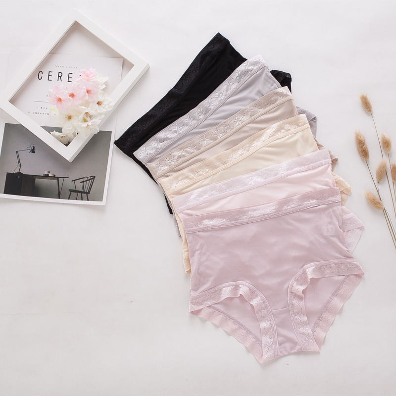 Wholesale Free Shipping Heavy 100% Pure Silk Panties Sexy Mid Waist Lace Underwear Women Plus Size Briefs, Color send by random
Wholesale Free Shipping Heavy 100% Pure Silk Panties Sexy Mid Waist Lace Underwear Women Plus Size Briefs, Color send by random