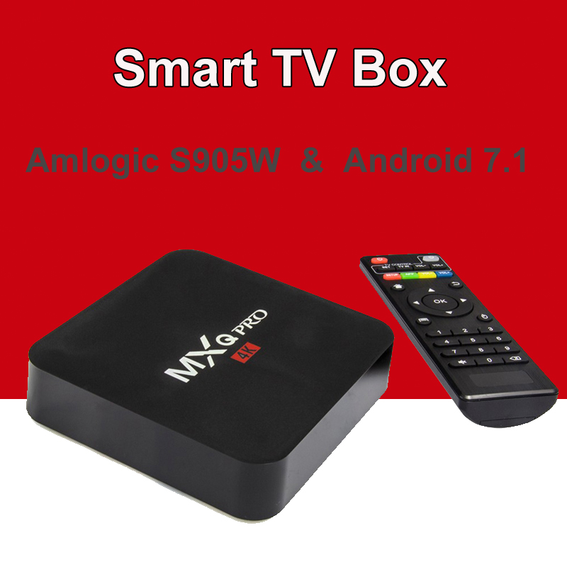 Android 9.0 TV Box MXQ Pro Amlogic S905W Quad Core 4k HD 64bit Smart Mini PC 1G 8G Wifi H.265 Google Media Player
Android 9.0 TV Box MXQ Pro Amlogic S905W Quad Core 4k HD 64bit Smart Mini PC 1G 8G Wifi H.265 Google Media Player