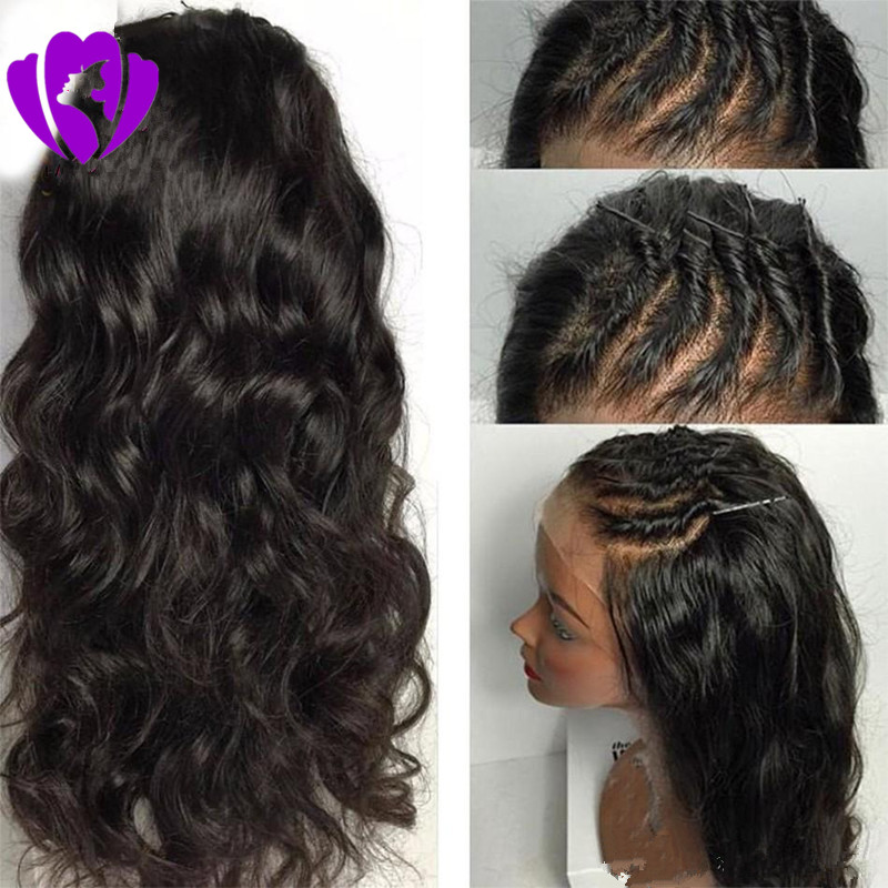 Free shipping free part Synthetic Lace Front Wig Body Wave Wigs Heat Resistant Fiber Hair For Women 150%Density