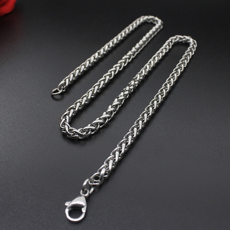 High Quality 316L Stainless Steel Chains Necklace Titanium Steel Jewelry Jewelry Accessories Mens Women Thick Necklace