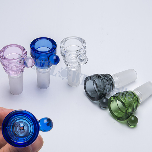Wholesale Glass Bowl with Handle 14mm 19mm Male joint Glass Herb Holdle for Glass Bongs bowl dia=25mm 
Wholesale Glass Bowl with Handle 14mm 19mm Male joint Glass Herb Holdle for Glass Bongs bowl dia=25mm
