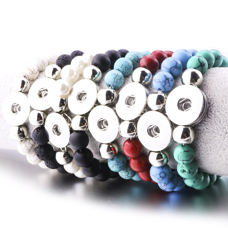 8Styles Snaps Jewelry 10MM Lava Stone Turquoise Snap Button Bracelet DIY Snap Button Jewelry For women Essential Oil Diffuser Bracelet
8Styles Snaps Jewelry 10MM Lava Stone Turquoise Snap Button Bracelet DIY Snap Button Jewelry For women Essential Oil Diffuser Bracelet