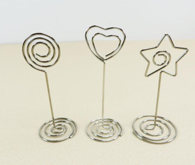 Place Card Holder Wedding Place Card Table Number Holder Photo Memo Holder Number Name Clips Base