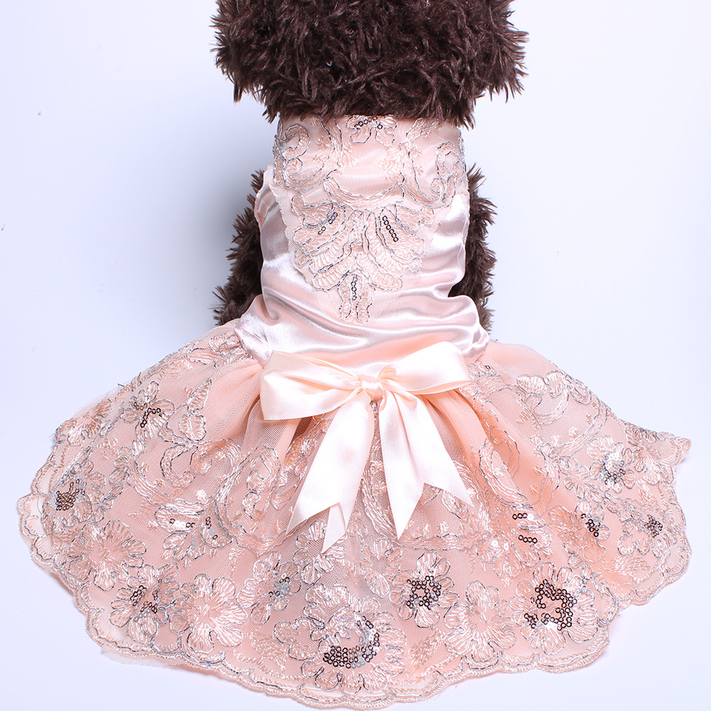 Flowers Lace Dog Pet Wedding Dress Skirt With Big Bow Cat Puppy Dresses Outfit Dinner Party
Flowers Lace Dog Pet Wedding Dress Skirt With Big Bow Cat Puppy Dresses Outfit Dinner Party