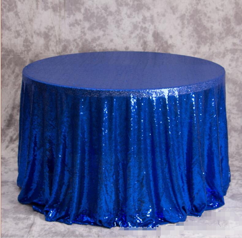 Great Gatsby wedding table cloth Rose gold round and rectangle Add Sparkle with Sequins wedding cake table idea Masquerade Birthday Party