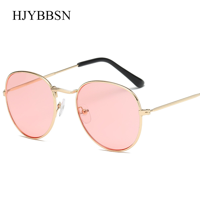 HJYBBSN Brand Women Round Sunglasses Men Fashion Vintage Metal Frame Ocean Sun Glasses Shade Pink Tinted Eyewear UV400
HJYBBSN Brand Women Round Sunglasses Men Fashion Vintage Metal Frame Ocean Sun Glasses Shade Pink Tinted Eyewear UV400