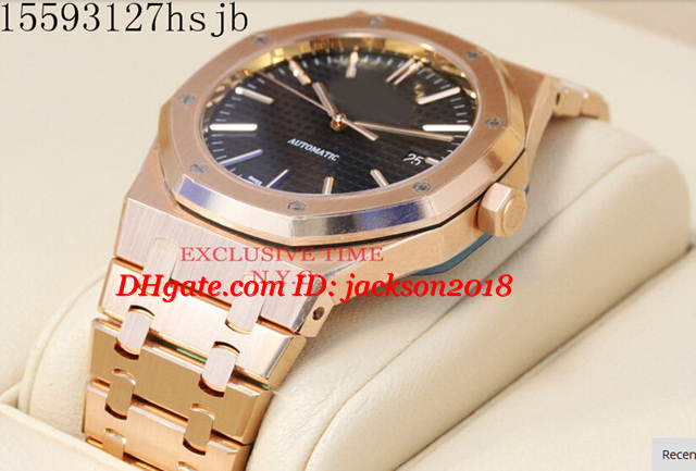 New Luxury Watches Wristwatch TOP Quality Rose Gold 15400OR.OO.1220OR.01 Black Dial Automatic Mechanical Dive Excellent Men Men's Watch, Slivery;brown
New Luxury Watches Wristwatch TOP Quality Rose Gold 15400OR.OO.1220OR.01 Black Dial Automatic Mechanical Dive Excellent Men Men's Watch, Slivery;brown