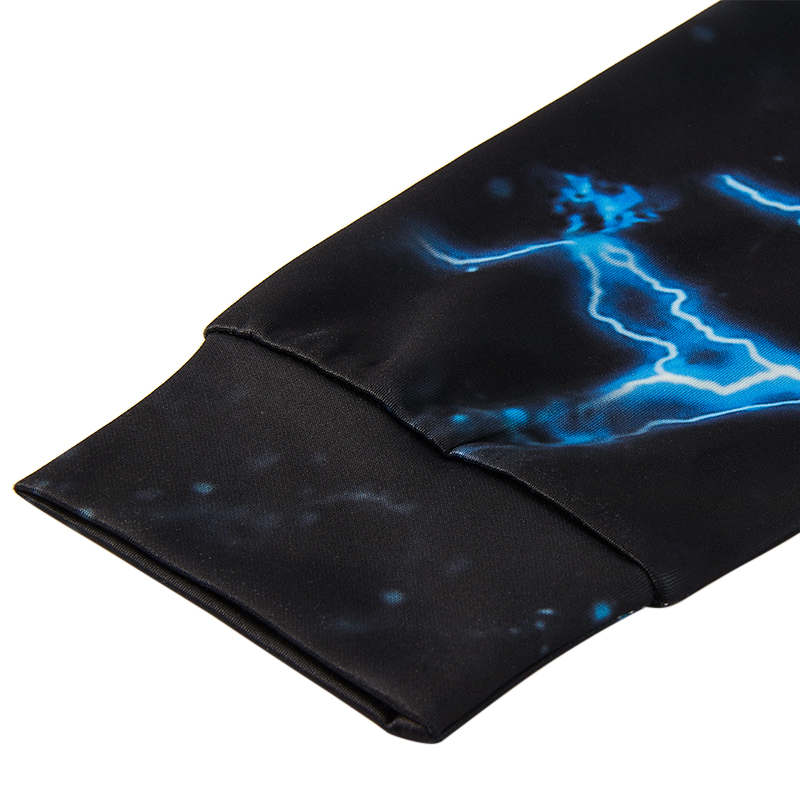 2018 Men Women Blue Flame Skeleton Skull Hoodies 3D Hoodie Hoody Pullover Sweatshirts Streetwear Tracksuit Plus EUR Size S-3XL