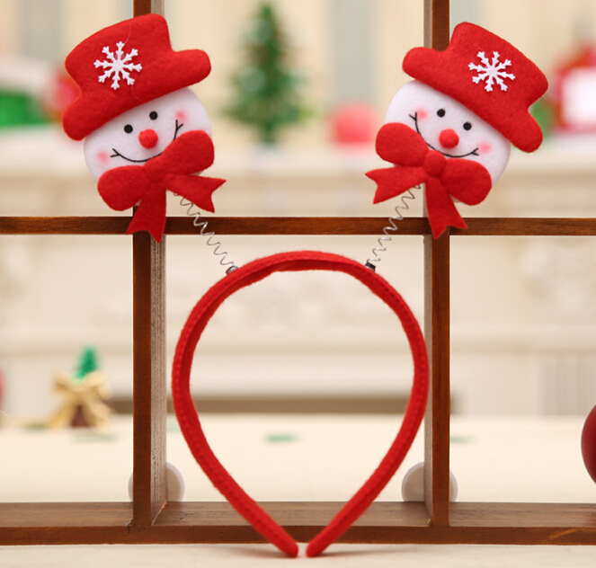 Christmas Headbands Christmas Santa Claus Adult Kids Headbands Christmas Decoration Party Toys New Year Supplies Xmas Gifts For Kids