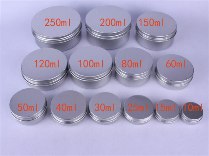 Empty Aluminium Cosmetic Containers Pot Lip Balm Jar Tin For Cream Ointment Hand Cream Packaging Box X076
Empty Aluminium Cosmetic Containers Pot Lip Balm Jar Tin For Cream Ointment Hand Cream Packaging Box X076