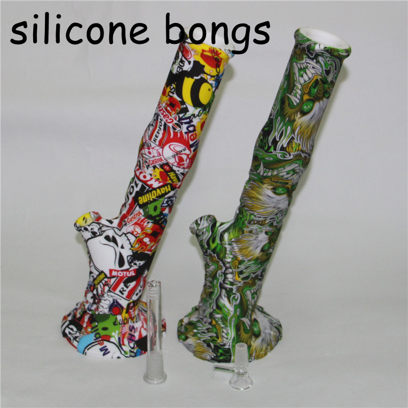 Printing Silicone Bong Cartoon Theme Straight Water Pipes Smoking Bong With Glass Bowl and dowanstem Glass Reclaim Ashcatcher
Printing Silicone Bong Cartoon Theme Straight Water Pipes Smoking Bong With Glass Bowl and dowanstem Glass Reclaim Ashcatcher