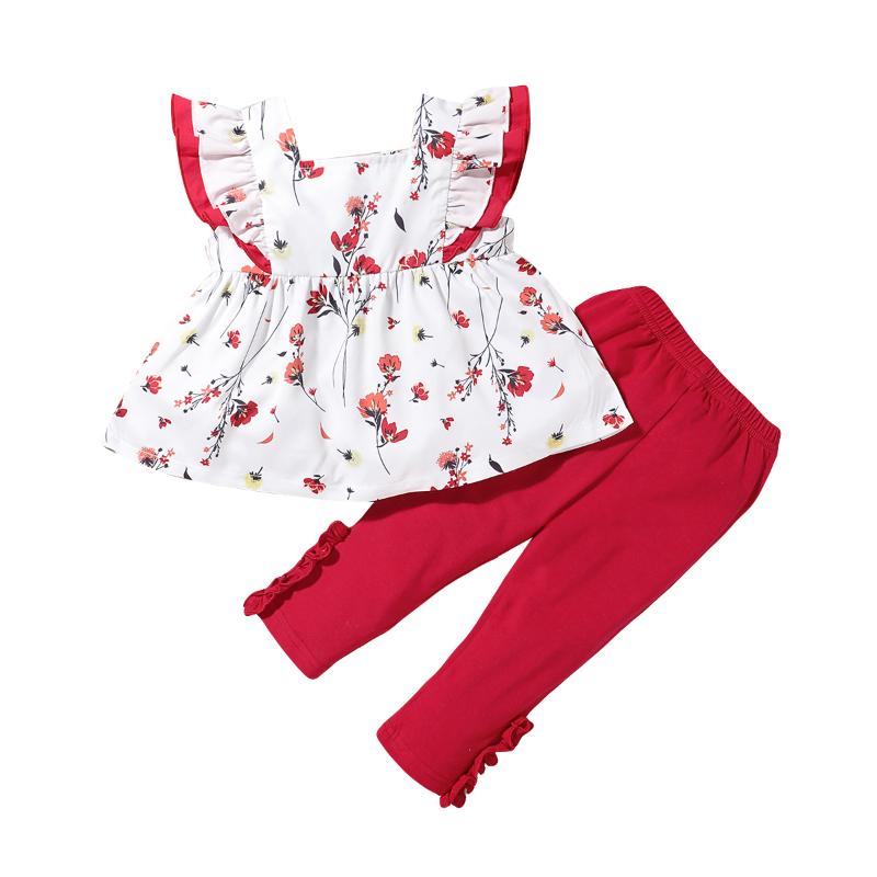 2Pcs Toddler Girl Cotton Short Sleeve Princess Clothes Ruffle Floral Top Dress+Long Pants Trousers Outfit 2Pcs Clothing Set, As pic
2Pcs Toddler Girl Cotton Short Sleeve Princess Clothes Ruffle Floral Top Dress+Long Pants Trousers Outfit 2Pcs Clothing Set, As pic