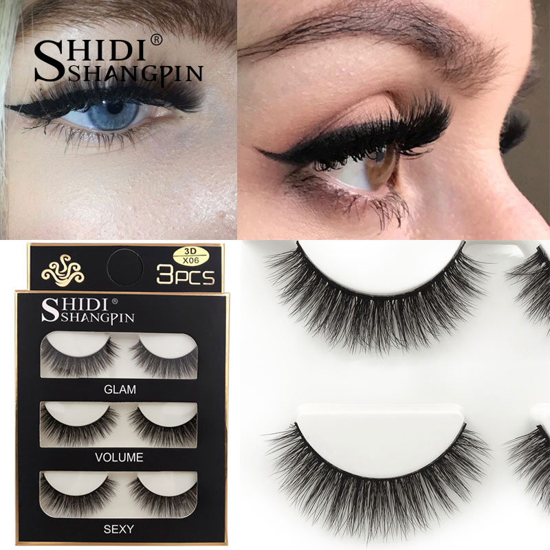3D Mink Eyelashes Natural High Quality Mink Lashes Makeup False Eyelashes Handmade Reusable Mink Lashes Volume Eyelash Extension Fake Lashes