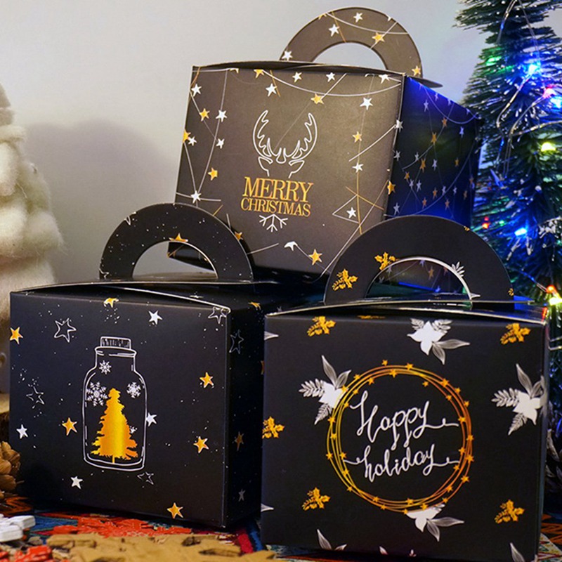 Christmas Gift Box Beautifully Folded Black Christmas Apple Box Stocking Ornaments Freeshipping Deer Tree Printed
Christmas Gift Box Beautifully Folded Black Christmas Apple Box Stocking Ornaments Freeshipping Deer Tree Printed
