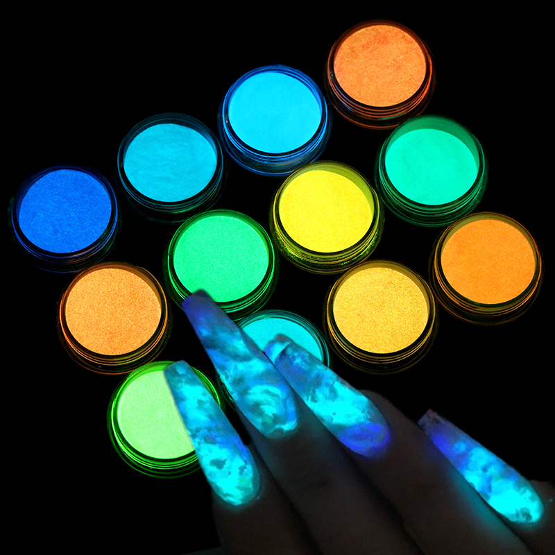 12 Boxes/Set Fluorescence Nail Glitter Powder Dust Luminous Ultrafine Glowing Pigment Neon Phosphor in The Dark Random Color
12 Boxes/Set Fluorescence Nail Glitter Powder Dust Luminous Ultrafine Glowing Pigment Neon Phosphor in The Dark Random Color