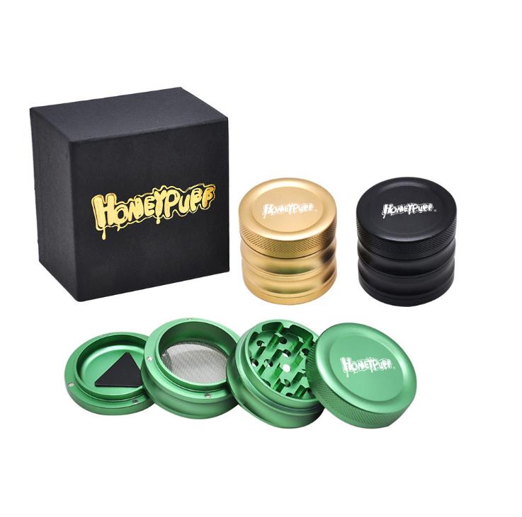 New Smoke Grinder Aluminum Alloy 56mm Diameter Four Layer Aviation Aluminum Material
New Smoke Grinder Aluminum Alloy 56mm Diameter Four Layer Aviation Aluminum Material