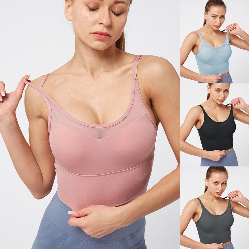 Professional Absorb Sweat Top Women Athletic Running Sports Bra Gym Fitness Yoga Running Vest Underwear Padded Workout Sport Bra, Blue
Professional Absorb Sweat Top Women Athletic Running Sports Bra Gym Fitness Yoga Running Vest Underwear Padded Workout Sport Bra, Blue