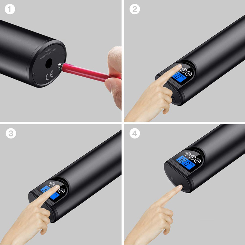 Electric Portable Compressor Vehicle Tools 150PSI Handheld Iatable Pump LED Display Iator for Auto Bike Tire Toy Motor Balls