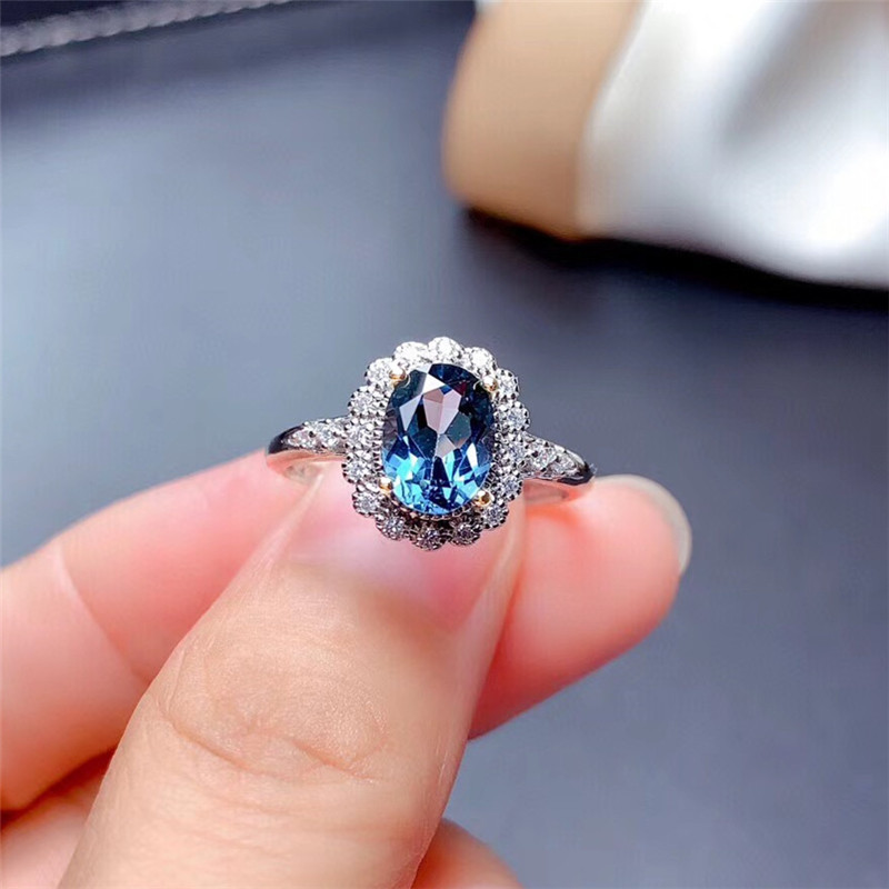 Cluster Rings LeeChee 925 Silver Ring For Women Anniversary Gift 6*8MM Gemstone Fine Jewelry Girlfriend Genuine Lundon Blue Topaz
Cluster Rings LeeChee 925 Silver Ring For Women Anniversary Gift 6*8MM Gemstone Fine Jewelry Girlfriend Genuine Lundon Blue Topaz