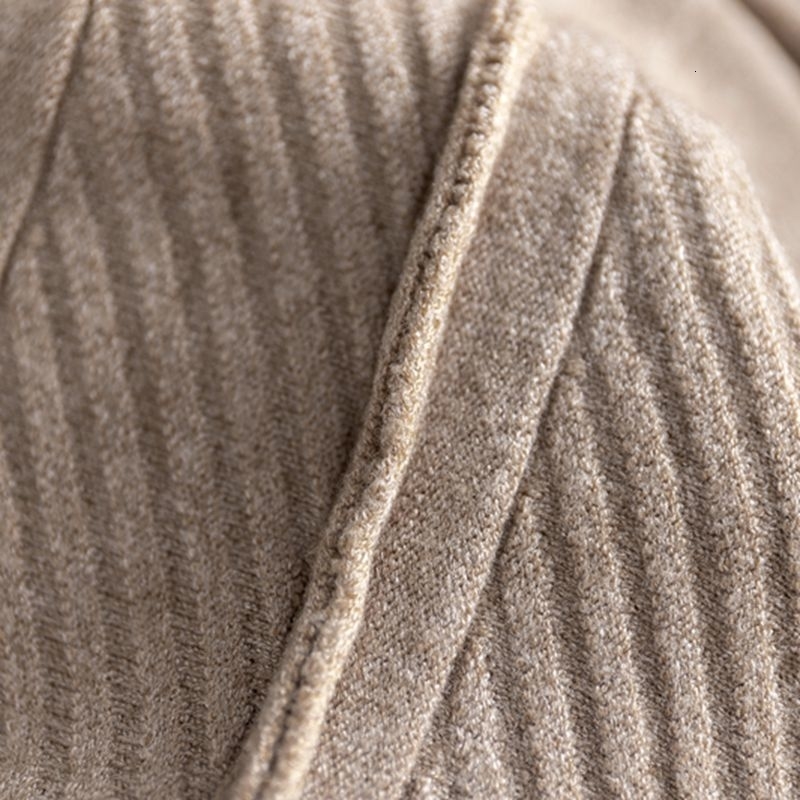 GIGOGOU Thick Warm Women Pleated Autumn Winter Elastic High Waist Knitted Sweater Skirts Long A Line Midi Black Skirt V191111