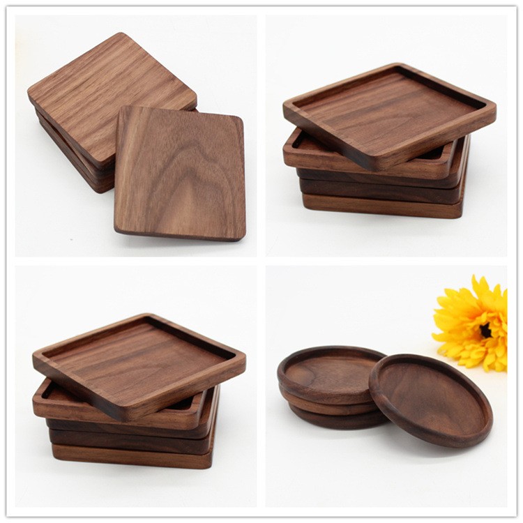 Wooden Coasters Black Walnut Cup Mat Bowl Pad Coffee Tea Cup Mats Dinner Plates Kitchen Home Bar Tools
Wooden Coasters Black Walnut Cup Mat Bowl Pad Coffee Tea Cup Mats Dinner Plates Kitchen Home Bar Tools