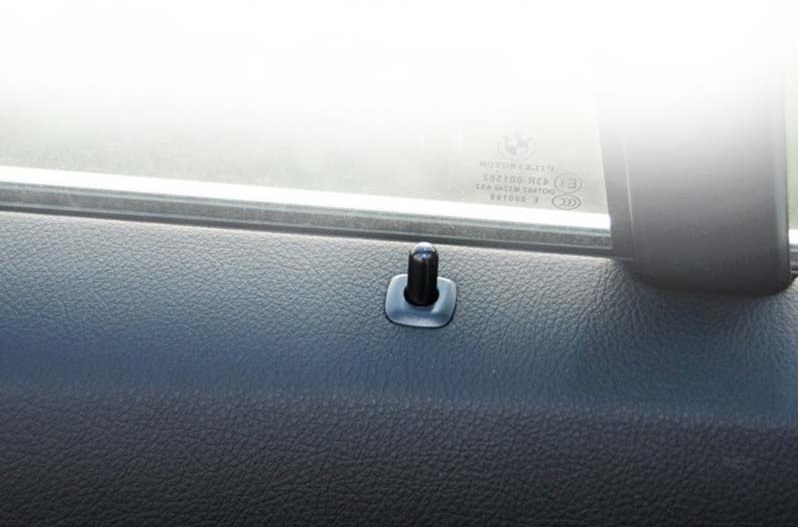 Car Door Pin Guide Trim Panel Locking Knob Button Cover Electroplated Doors Lifting Ring for 5 Series F10 F18