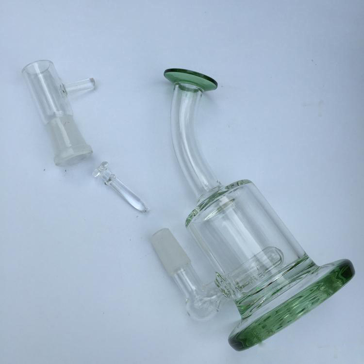Popular 5.7" tall Glass Water Pipe Hookahs quality portable Glass Bong Joint Size 14.5mm mini bubbler straight percolator hookah
Popular 5.7" tall Glass Water Pipe Hookahs quality portable Glass Bong Joint Size 14.5mm mini bubbler straight percolator hookah