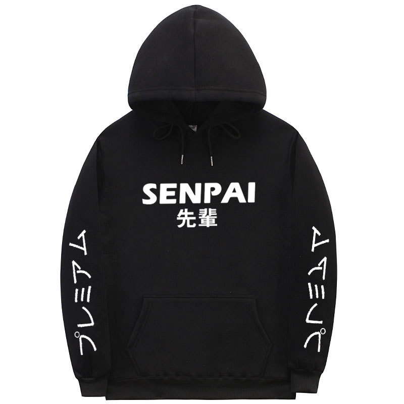 Drop Shopping Japan Harajuku Hoodies SENPAI Printing Pullover Sweatshirt Hip Hop Streetwear Men/Women Hooded Sweatshirt Unisex
Drop Shopping Japan Harajuku Hoodies SENPAI Printing Pullover Sweatshirt Hip Hop Streetwear Men/Women Hooded Sweatshirt Unisex