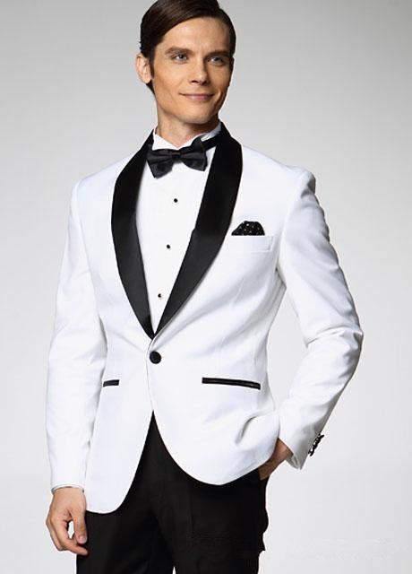 Excellent Style Groom Tuxedos One Button White Shawl Lapel Groomsmen Best Man Suit Mens Wedding Suits (Jacket+Pants+Bow), Same as image
Excellent Style Groom Tuxedos One Button White Shawl Lapel Groomsmen Best Man Suit Mens Wedding Suits (Jacket+Pants+Bow), Same as image