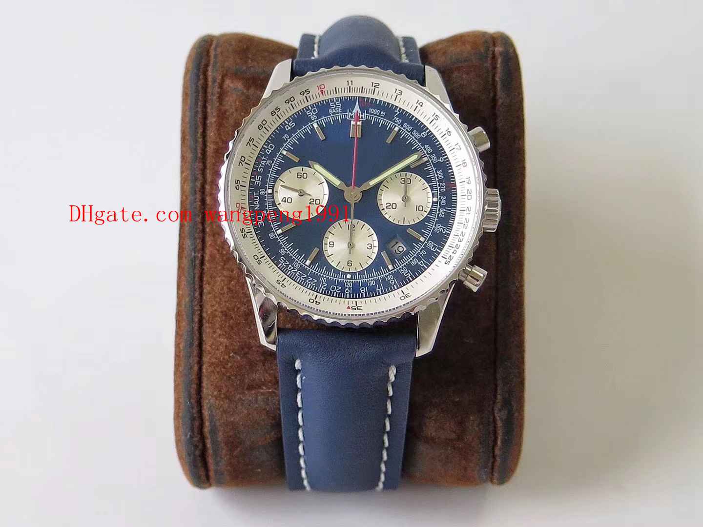 8 colour Top quality Watch ZF factory 44mm AB0441211B1X1 black dial CAL.7750 Leather Strap Chronograph work Automatic Mens Watch watches
8 colour Top quality Watch ZF factory 44mm AB0441211B1X1 black dial CAL.7750 Leather Strap Chronograph work Automatic Mens Watch watches