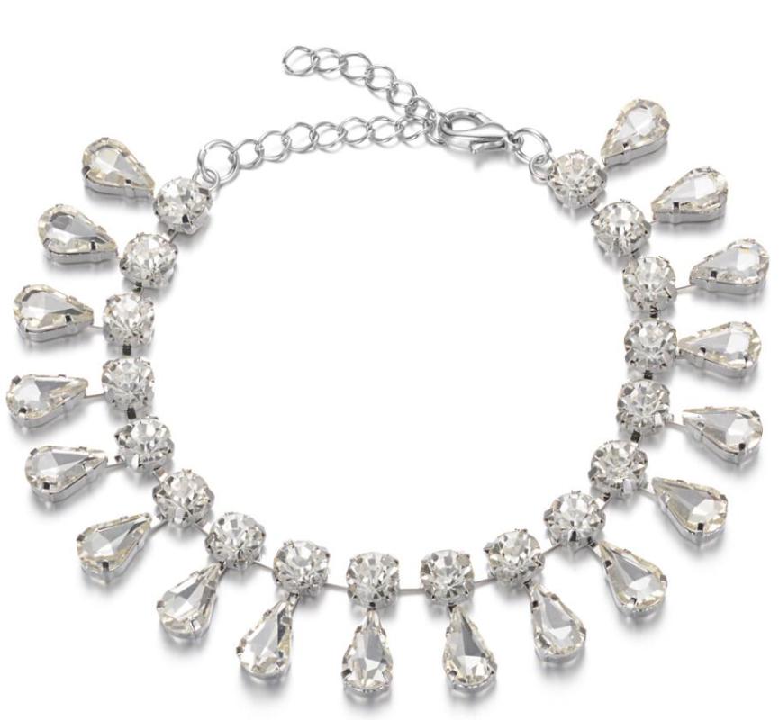 Shiny Sexy Rhinestone Anklet Ankle Bracelets Chain Beach For Women Girl Belly Dance Foot Jewelry Silver, As picture
Shiny Sexy Rhinestone Anklet Ankle Bracelets Chain Beach For Women Girl Belly Dance Foot Jewelry Silver, As picture
