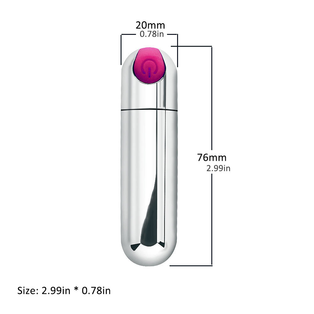 Khalesex Strong Mini Bullet Vibrator 10 Speeds Adult Sex Toys for Woman Mute Clitoris Anal Vibrating Female Masturbator Sex Shop Y191219