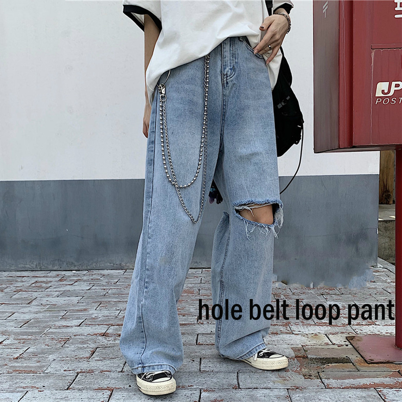 Februaryfrost Women Sexy Ripped Hole Baggy Loose Jeans Punk Harajuku Wide Legs Denim Jeans Streetwear Hip Pop Tracksuit Jogger Plus Size, Blue
Februaryfrost Women Sexy Ripped Hole Baggy Loose Jeans Punk Harajuku Wide Legs Denim Jeans Streetwear Hip Pop Tracksuit Jogger Plus Size, Blue
