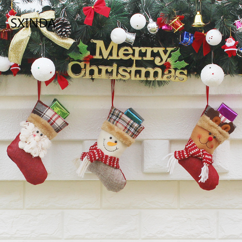 Christmas decorations for home Christmas socks, tree ornaments, tree pendants, old people, snowman , elk
Christmas decorations for home Christmas socks, tree ornaments, tree pendants, old people, snowman , elk