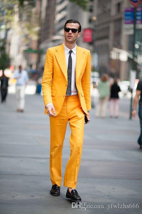 Yellow Wedding Tuxedos Slim Fit Suits For Men Groomsmen Suit Two Pieces Cheap Prom Formal Suits (Jacket+Pants+Tie) 072, Same as image
Yellow Wedding Tuxedos Slim Fit Suits For Men Groomsmen Suit Two Pieces Cheap Prom Formal Suits (Jacket+Pants+Tie) 072, Same as image
