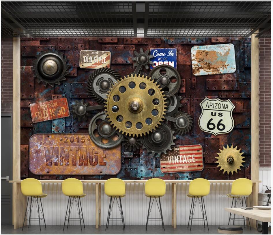 WDBH 3d wallpaper custom photo Retro metal gear iron plate bar background living room Home decor 3d wall murals wallpaper for walls 3 d, Non-woven wallpaper
WDBH 3d wallpaper custom photo Retro metal gear iron plate bar background living room Home decor 3d wall murals wallpaper for walls 3 d, Non-woven wallpaper