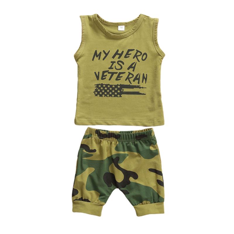 Camouflage Baby Shirt Pants Suit Summer Loose Clothes No-Sleeve Unisex Round Collar Sports Cotton, As pic
Camouflage Baby Shirt Pants Suit Summer Loose Clothes No-Sleeve Unisex Round Collar Sports Cotton, As pic