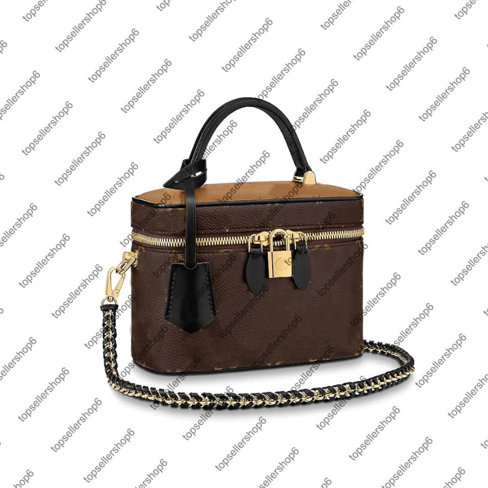 M42265 NICE BB M45165 VANITY PM Handbag purse women Cowhide leather canvas vanity case crossbody shoulder bag, 1 with mirror brown letter flower
M42265 NICE BB M45165 VANITY PM Handbag purse women Cowhide leather canvas vanity case crossbody shoulder bag, 1 with mirror brown letter flower