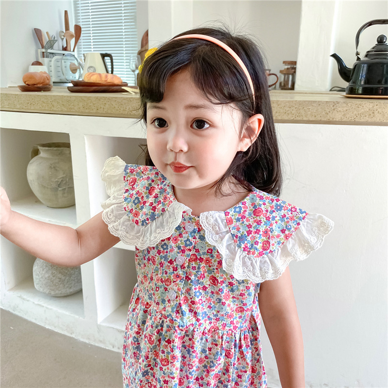 DFXD Summer Girls Dress Toddler Clothes Sleeveless Flower Print Lace Collar Princess Dress Kids Costume Party Wear Vest, Pink
DFXD Summer Girls Dress Toddler Clothes Sleeveless Flower Print Lace Collar Princess Dress Kids Costume Party Wear Vest, Pink