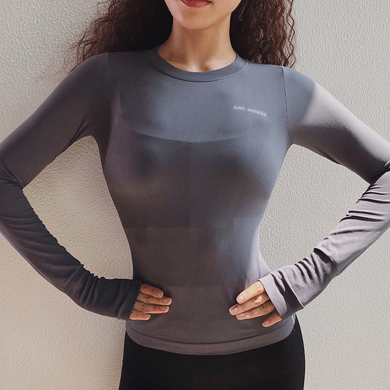 Februaryfrost 2020 Women Breathable Sexy Letter Printing Sport Shirts Solid Color High Elastic Yoga Top Running Long sleeve T-Shirts, Gray
Februaryfrost 2020 Women Breathable Sexy Letter Printing Sport Shirts Solid Color High Elastic Yoga Top Running Long sleeve T-Shirts, Gray