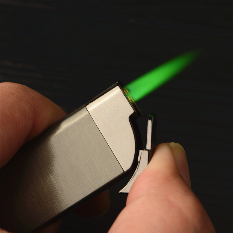Metal Lighter Slender Windproof Green Flame Jet Butane Lighter Gas Cigarette Lighter For Men and Women
Metal Lighter Slender Windproof Green Flame Jet Butane Lighter Gas Cigarette Lighter For Men and Women