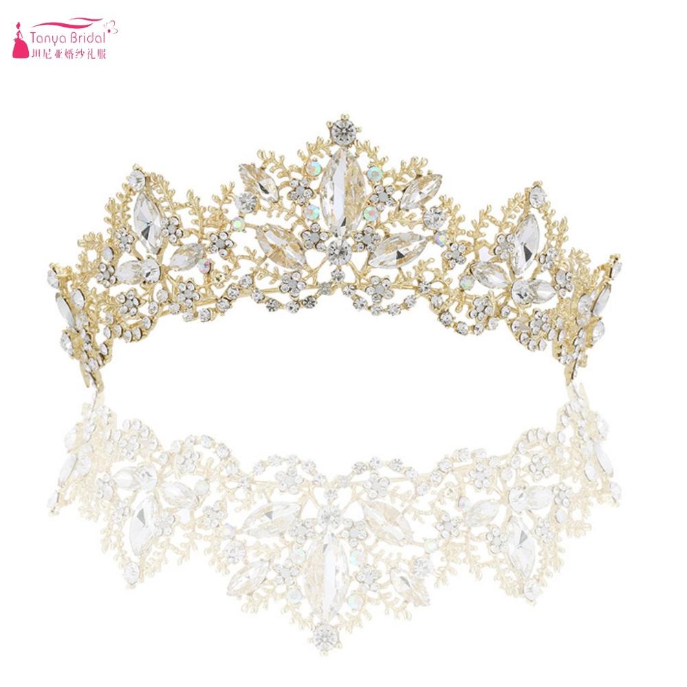 Wedding Bridal Crystal Crown Gold / Sliver Hot Headband Wedding Accessories Pamelas y Tocados Para Bodas Fashion in Stock DQG988
Wedding Bridal Crystal Crown Gold / Sliver Hot Headband Wedding Accessories Pamelas y Tocados Para Bodas Fashion in Stock DQG988
