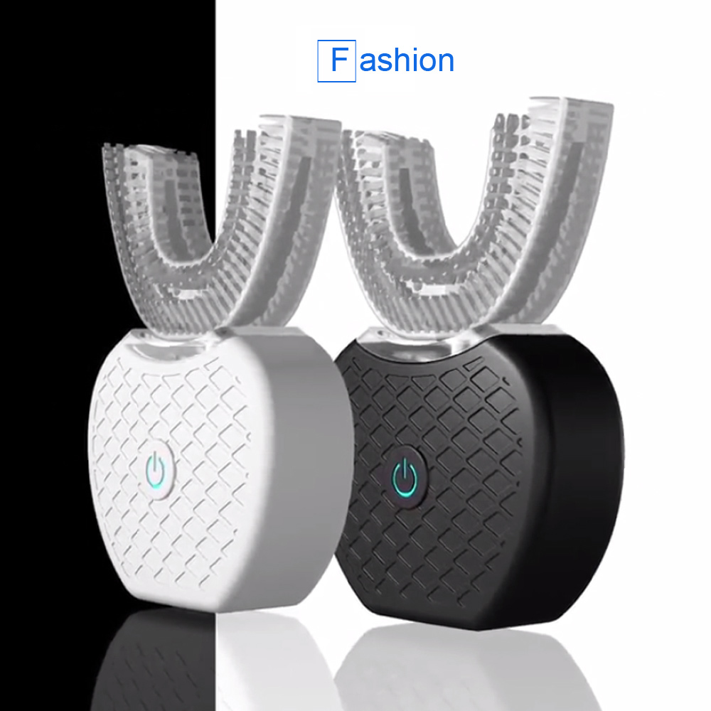 360 Degrees Intelligent Automatic Sonic Electric Toothbrush U Type Tooth Brush Usb Charging Tooth Teeth Whitening Blue Light J190627
360 Degrees Intelligent Automatic Sonic Electric Toothbrush U Type Tooth Brush Usb Charging Tooth Teeth Whitening Blue Light J190627