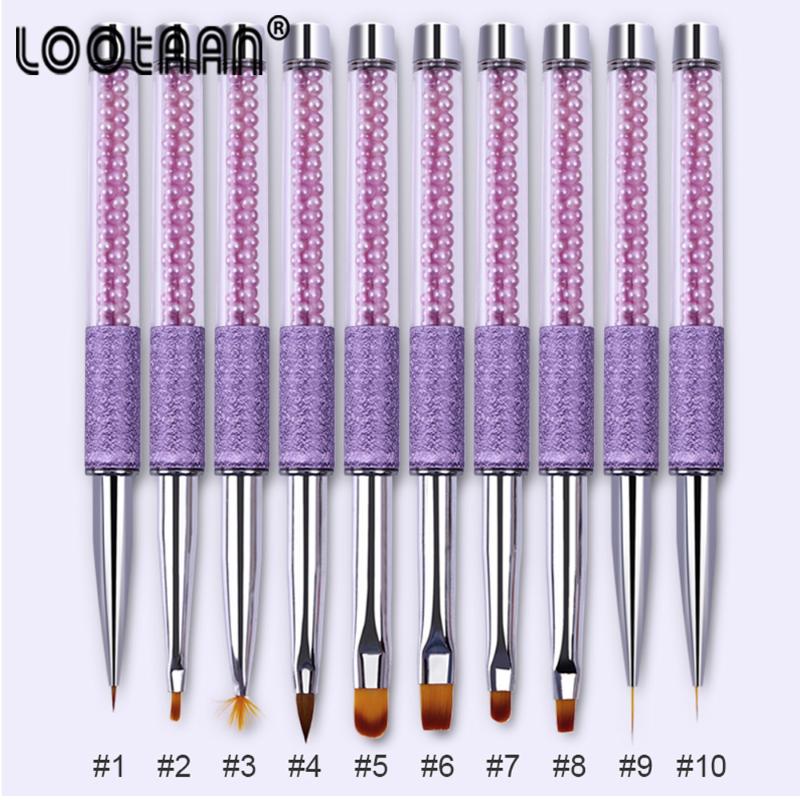 Nail Brush Gel Gradient Drawing Fan Nail Liner Pen Purple Painting Brush Pearl Rhinestone Handle Manicure Art Tools Sets
Nail Brush Gel Gradient Drawing Fan Nail Liner Pen Purple Painting Brush Pearl Rhinestone Handle Manicure Art Tools Sets