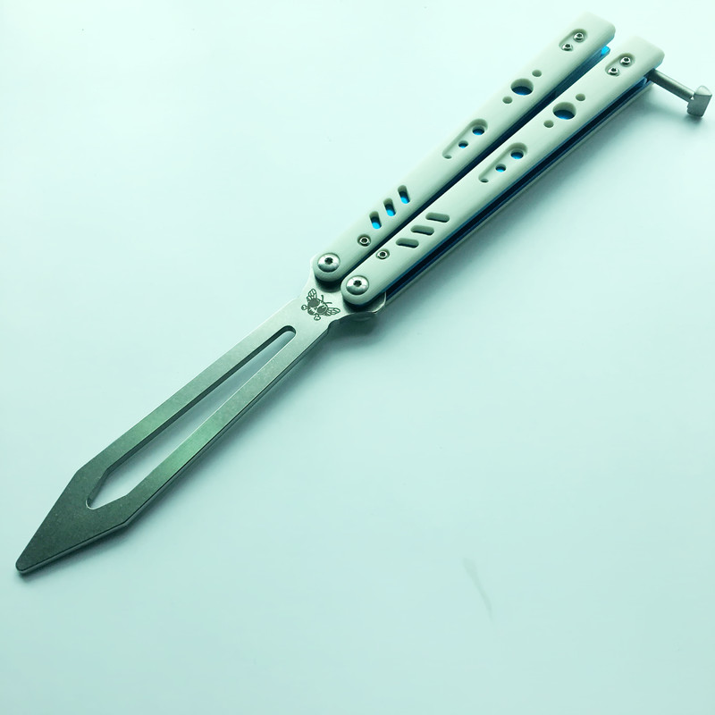 balisong butterfly D2 G10 handle trainer training knife not sharp Crafts Martial arts Collection knvies xmas gift
balisong butterfly D2 G10 handle trainer training knife not sharp Crafts Martial arts Collection knvies xmas gift