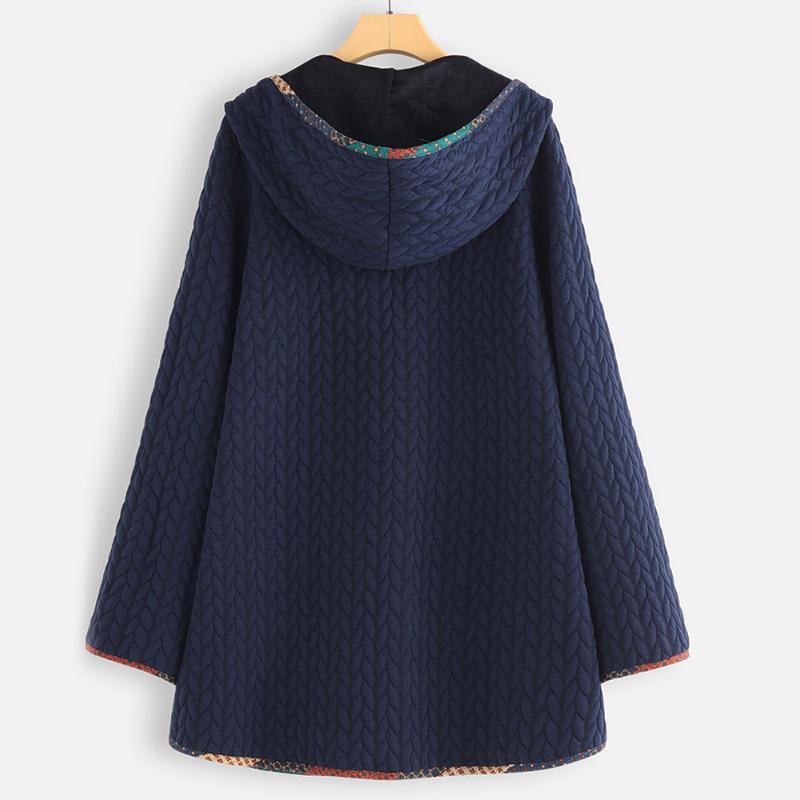 Button Hooded Women Coat Daily Autumn Two Pockets Winter Warm Casual Loose Solid Cotton Padded Long Sleeve Charming, Grey
Button Hooded Women Coat Daily Autumn Two Pockets Winter Warm Casual Loose Solid Cotton Padded Long Sleeve Charming, Grey