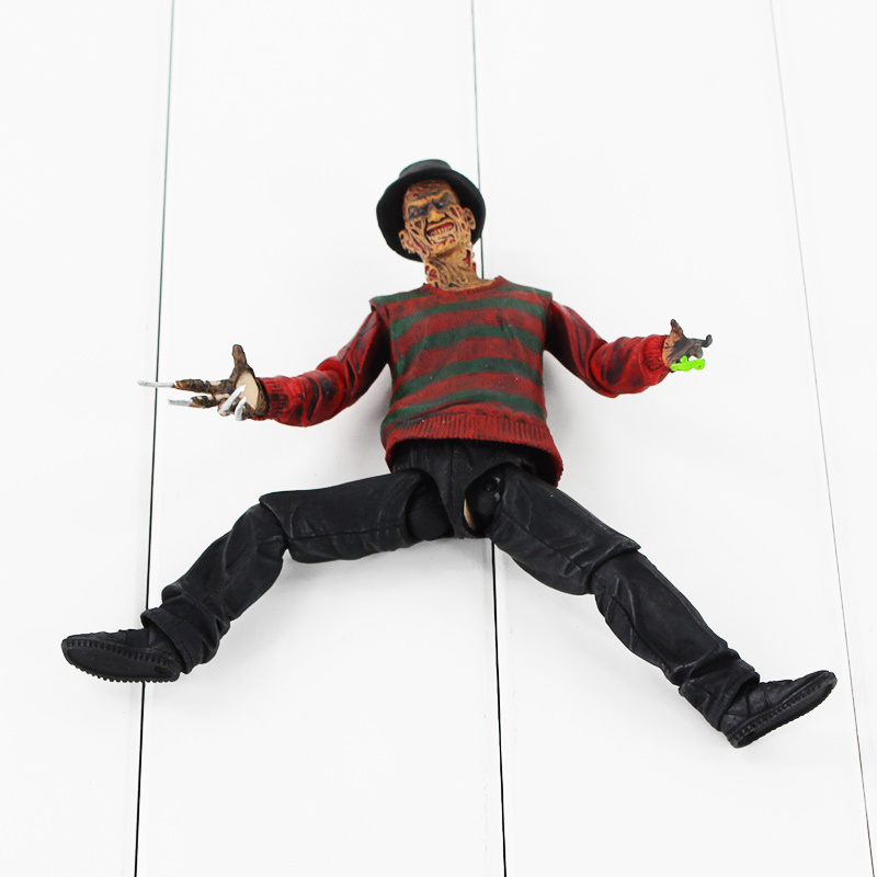 19cm Neca Horror Film A Nightmare On Elm Street Freddy Krueger 30th Pvc Action Figure Model Toys Doll C19041501