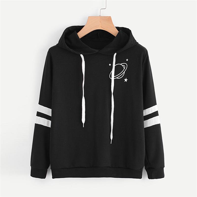 JAYCOSIN Hoodies Women Sweatshirt Casual Planet Print Striped Long Sleeve Hoody Shirt Blouse Jumper Tops For Female 2020, Black
JAYCOSIN Hoodies Women Sweatshirt Casual Planet Print Striped Long Sleeve Hoody Shirt Blouse Jumper Tops For Female 2020, Black